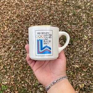 VTG 80’s XIII Olympic Winter Games Lake Placid Mug